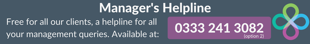 Manager's Helpline banner